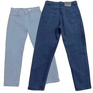 Vintage Levi’s 550 Relaxed Fit Orange Tab Jeans Made in USA